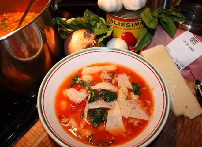chef dezs italian sausage and gnocchi soup