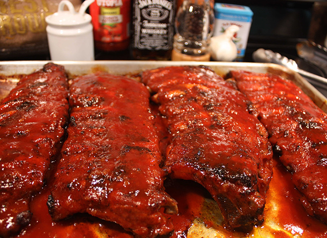 chef dezs rubbed and sauced aby back ribs