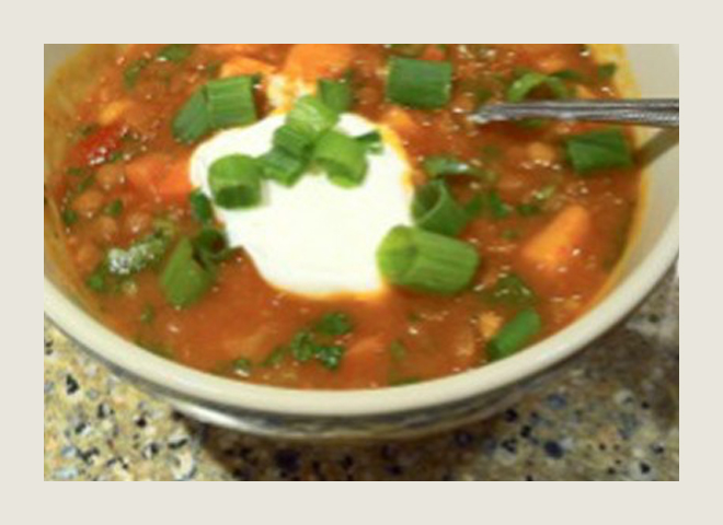 curried lentil stew