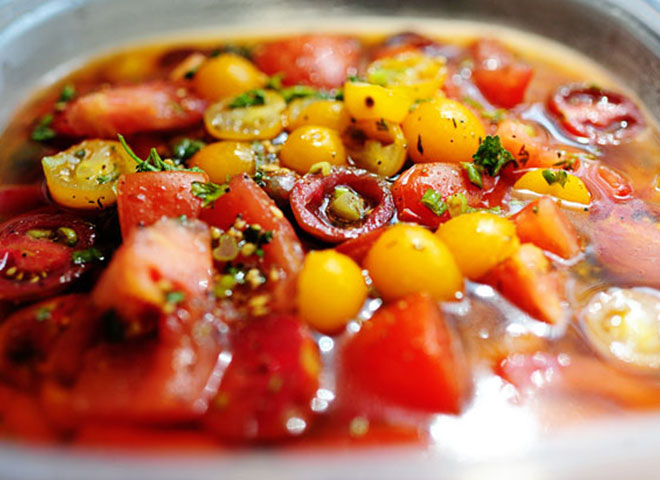 marinated tomatoes