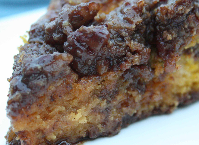 pumpkin caramel coffee cake