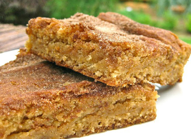 snickerdoodle blondies