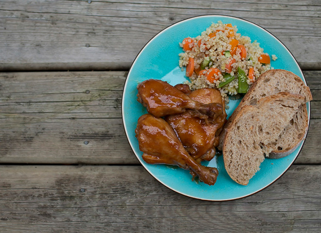 sticky chicken