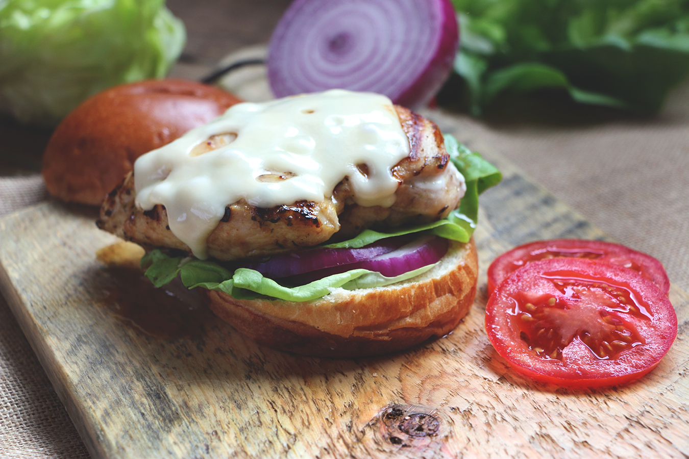 Grilled Chicken Sandwich with Garlic Pesto Mayo Lepp Farm Market