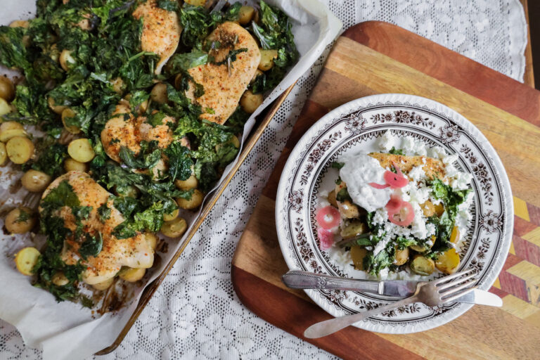 Mediterranean Sheet Pan Chicken
