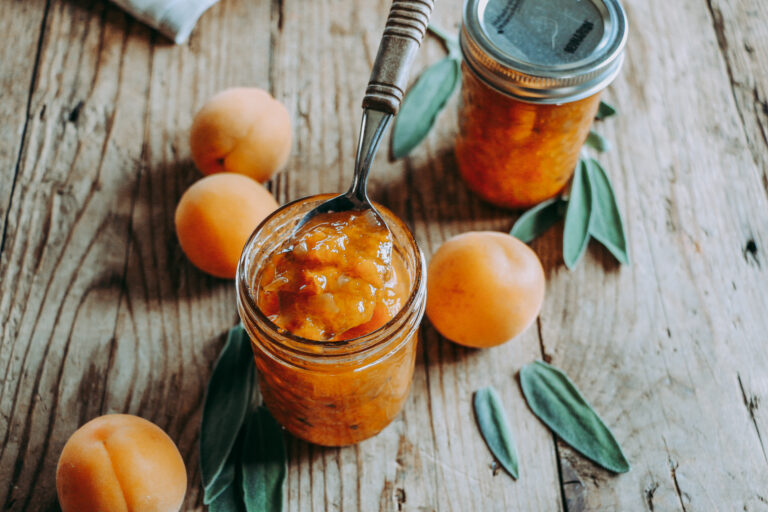 Apricot Jam with Shallots and Sage