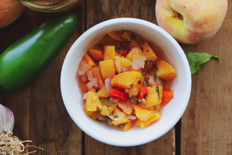 Spicy Peach Salsa