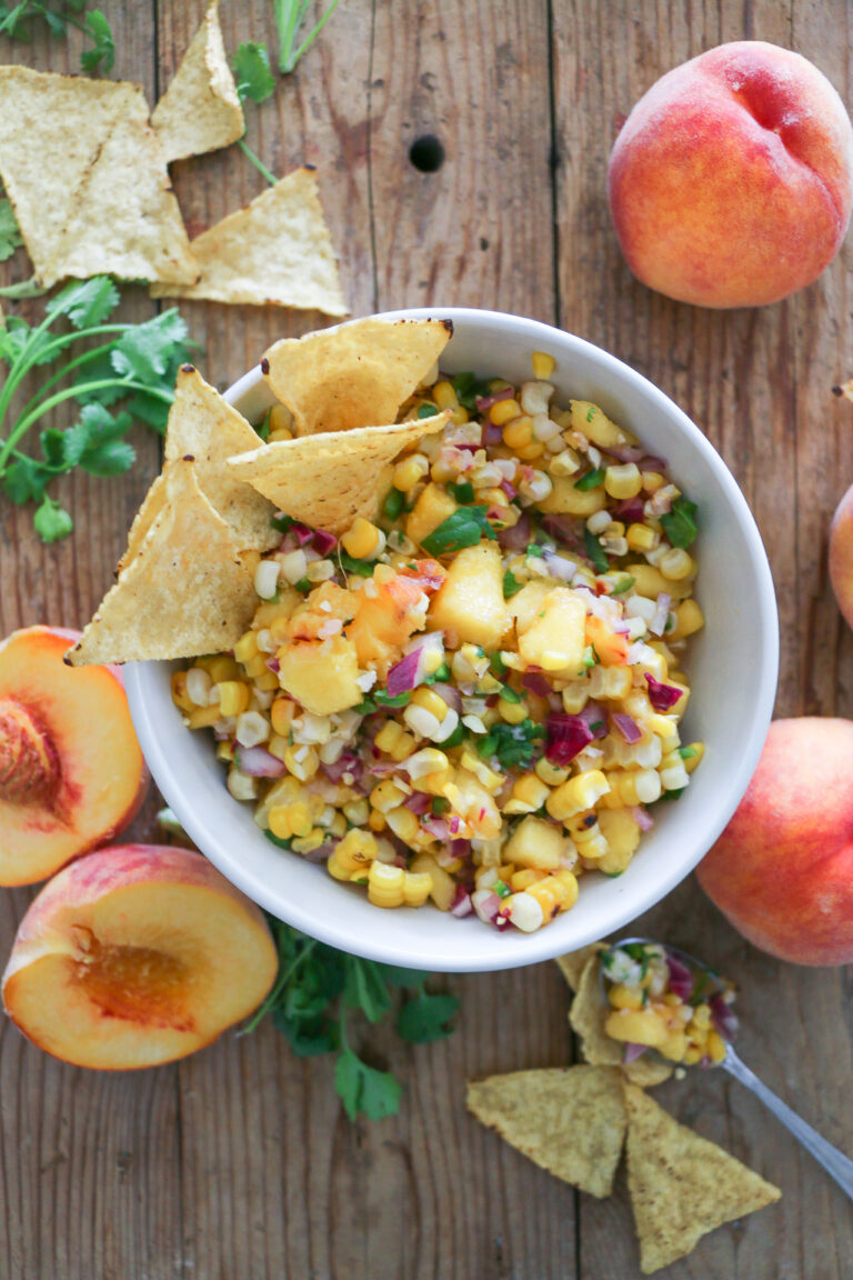 Corn & Peach Salsa