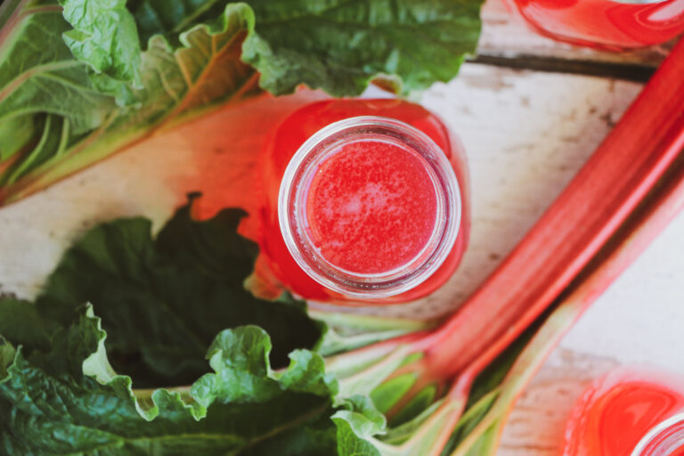 Rhubarb Simple Syrup