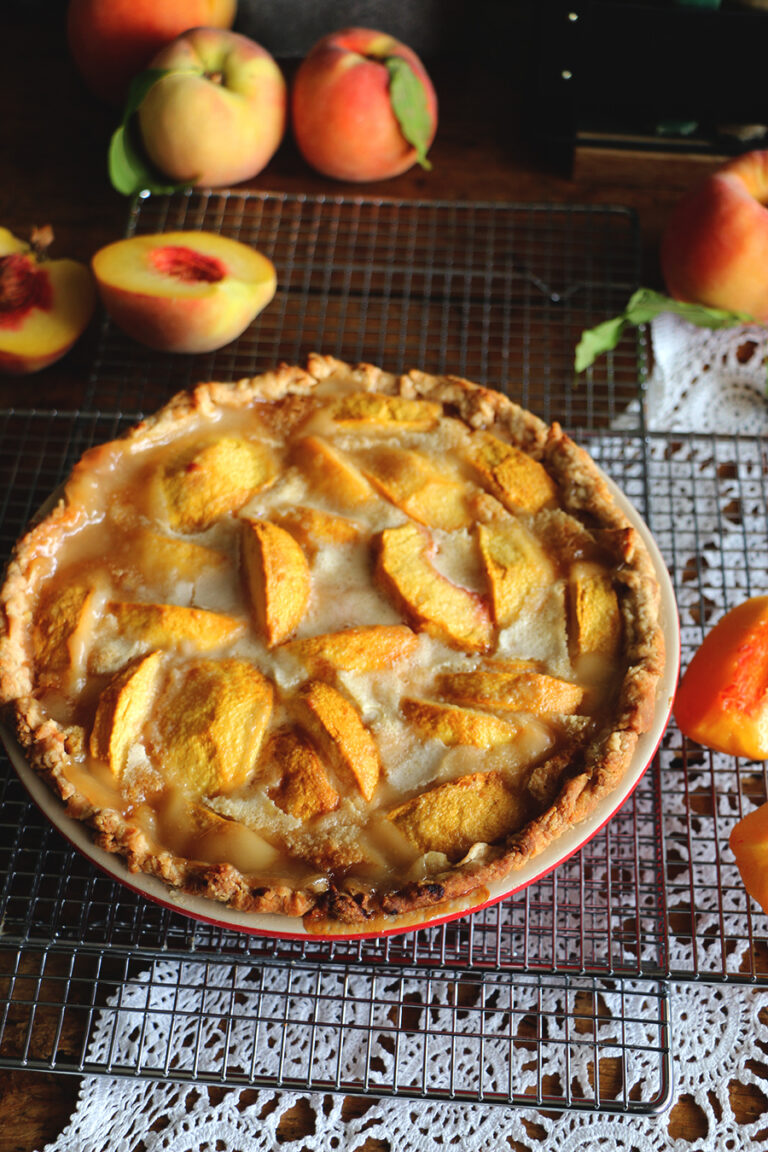 Kacey’s Peaches & Cream Pie
