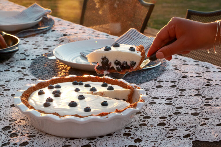 Blueberry Cloud Pie