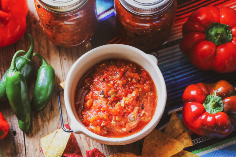 Charred Tomato and Chili Salsa