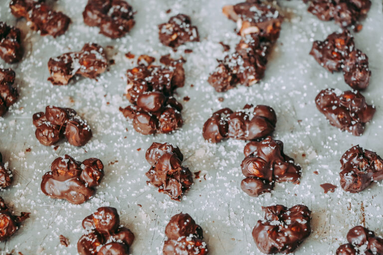 Sweet & Salty Chocolate Covered Hazelnuts