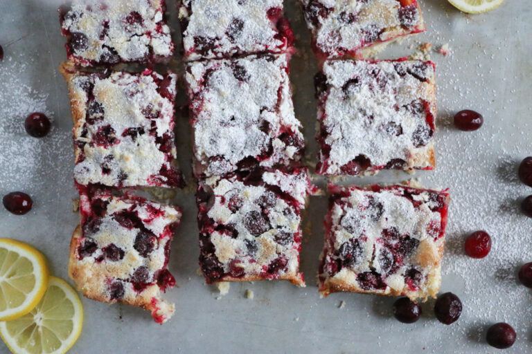Cranberry Citrus Squares