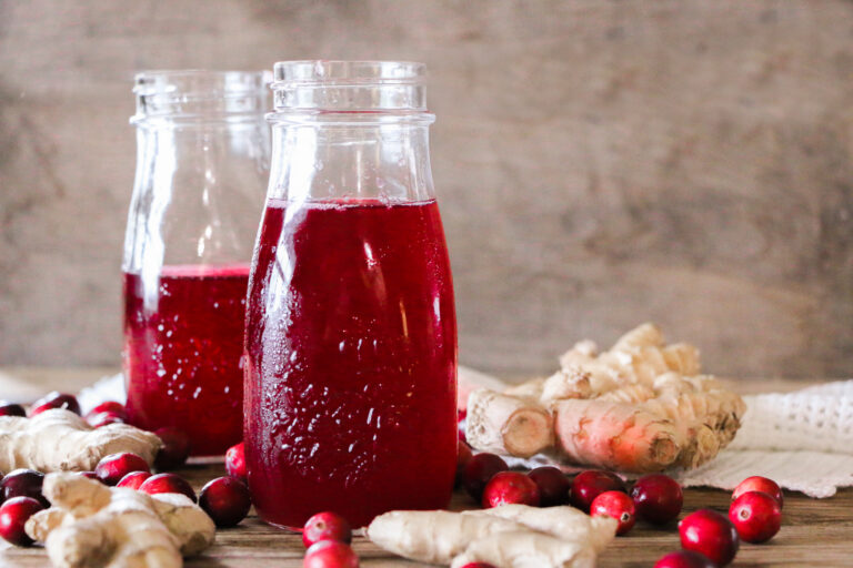 Cranberry Ginger Simple Syrup