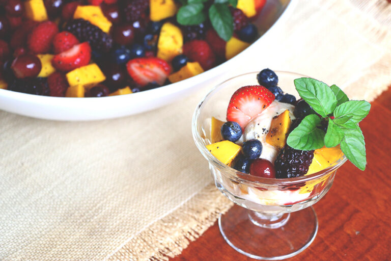Summer Berry & Lime Fruit Salad