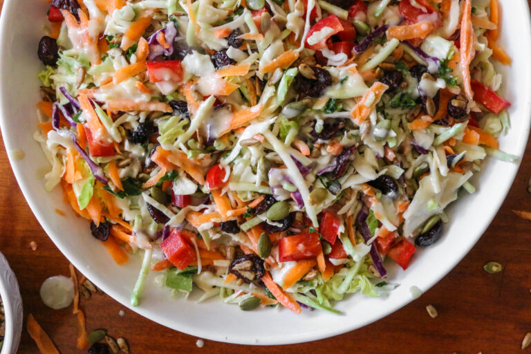 Summer Sesame Coleslaw
