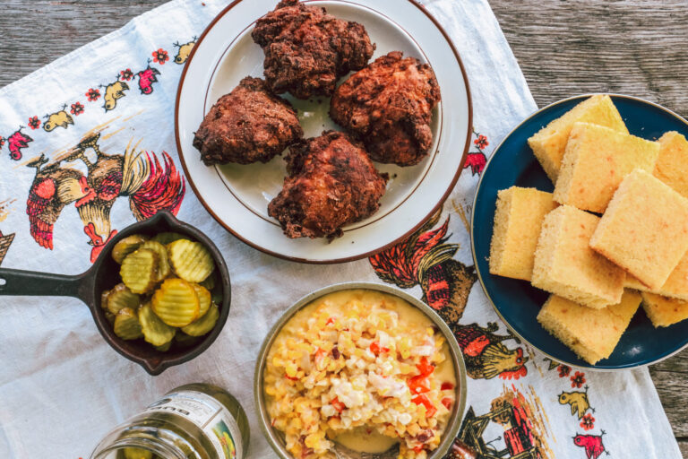 Brent’s Buttermilk Fried Chicken & Honey Butter Cornbread