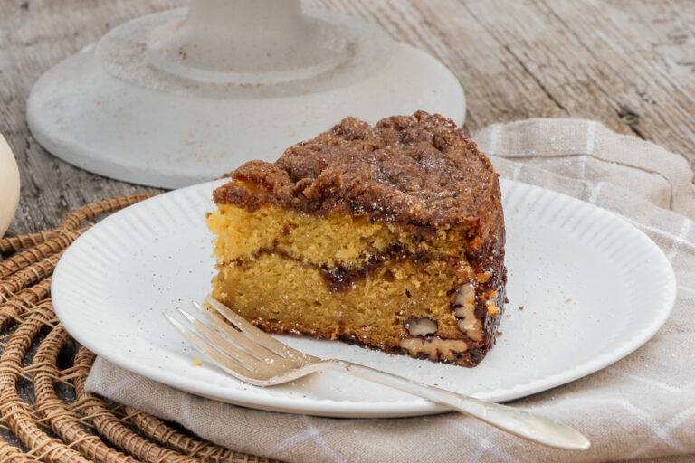Pumpkin Caramel Toffee Cake