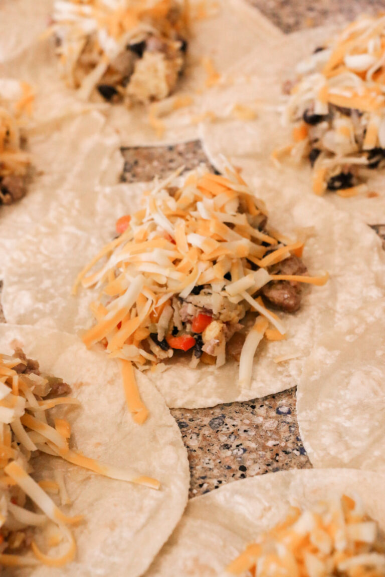 Freezer Breakfast Burritos