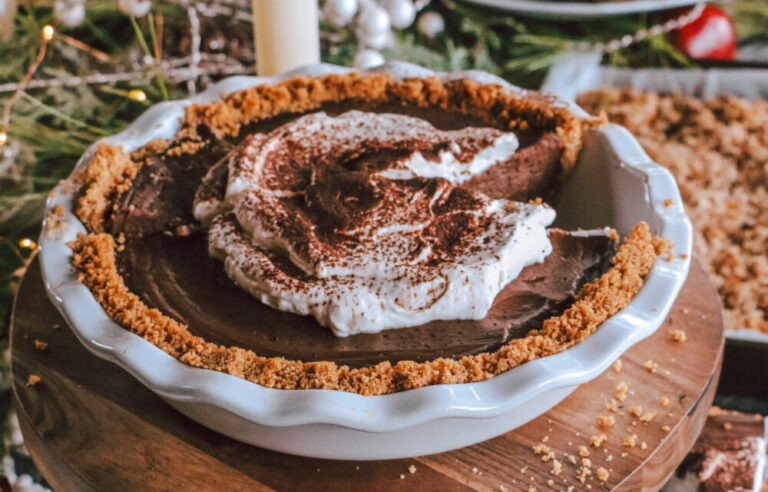 Chocolate & Whiskey Mousse Pie