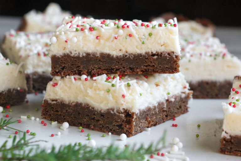 Gingerbread Blondies