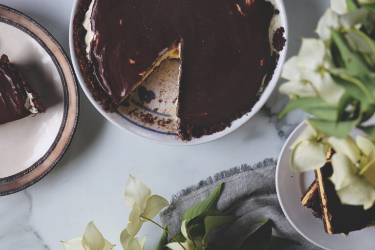 Nanaimo Bar Ice Cream Cake
