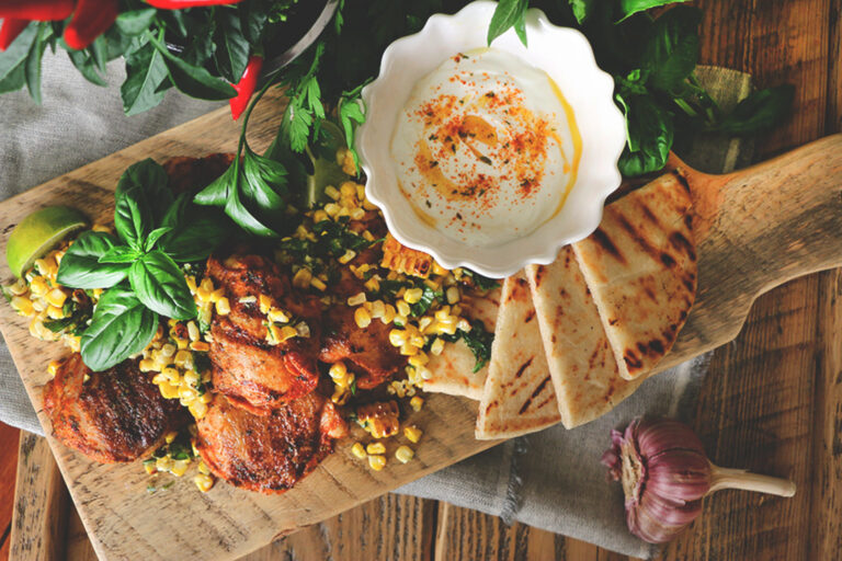 Cajun Chicken with Grilled Corn Salsa