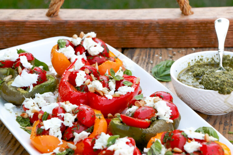 Caprese Style Stuffed Peppers