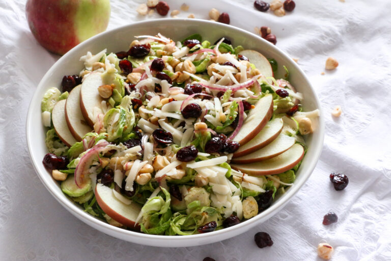 Shredded Brussels Sprouts Salad