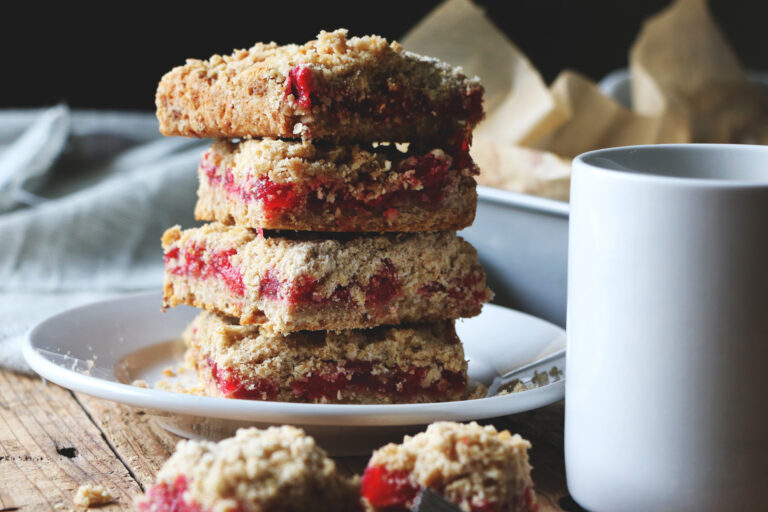 Sour Cherry Crumb Bars