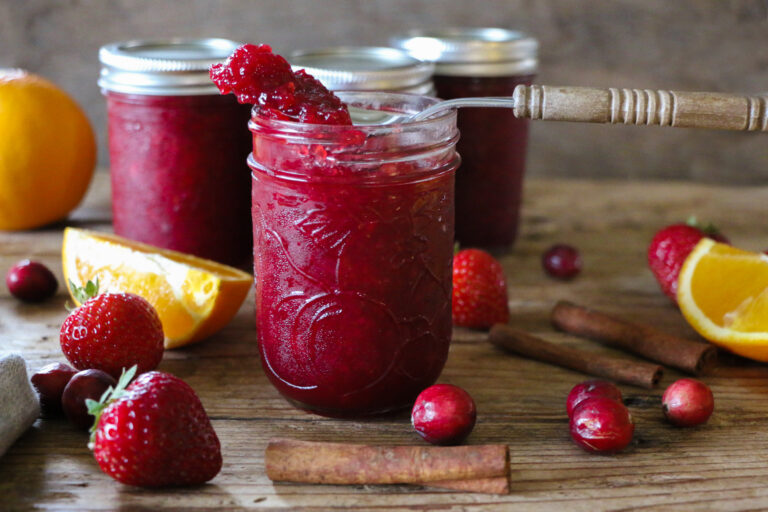 Strawberry & Cranberry Jam (Christmas Jam)