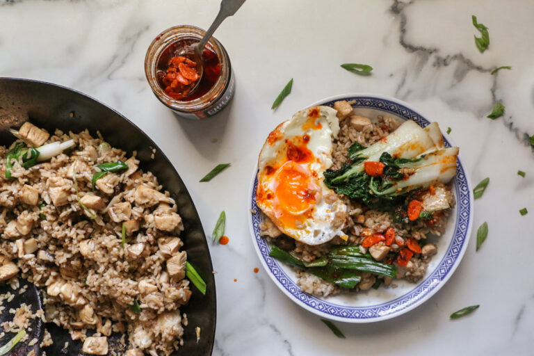 The Lowe’s Fried Rice with Sesame Ginger Baby Bok Choy
